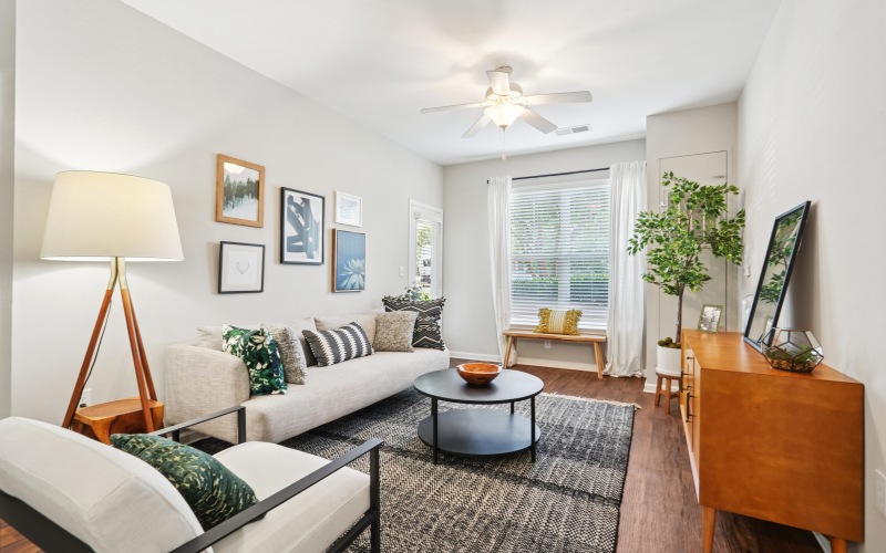Spacious living room Spacious living room with natural light